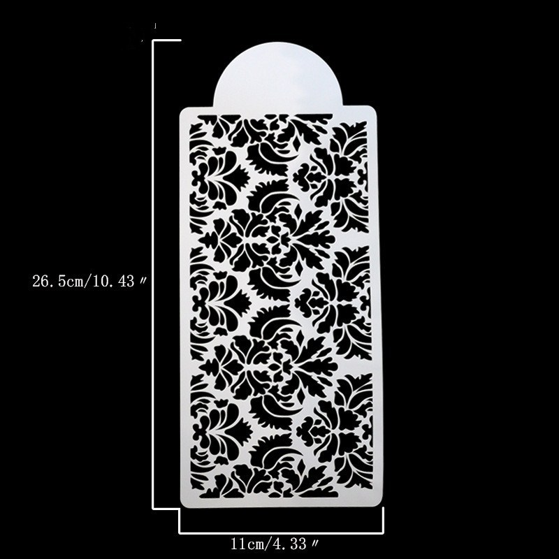 GORGECRAFT Lot De 10 Pochoirs De Gaufrage Pour Gâteaux - Décoration 3D Fleurs, Feuilles Et Bordures Pour Mariage Et Anniversaire