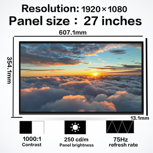 Écran LCD FHD 27 pouces 1920x1080 MV270FHM-N40 N30 N20 pour remplacement d'écran d'ordinateur de bureau - Product Image 1