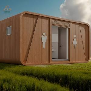 ห้องน้ำสำเร็จรูปแบบครบวงจรสุดหรู พร้อมห้องอาบน้ำเหล็กและสุขภัณฑ์ สำหรับใช้งานสำเร็จรูป - Product Image 1