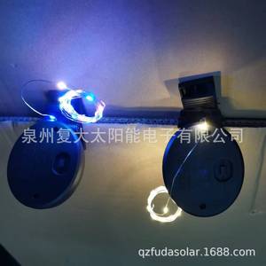 Solar Garden <b>Light</b> <b>Led</b> Clip With Solar Panel For Outdoor Decoration Fence Garden Use - Product Image 3