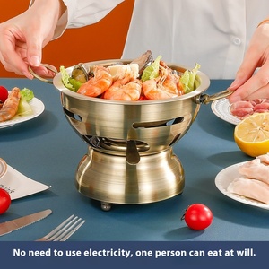 Sang trọng nhỏ duy nhất lẩu 304 thép không gỉ không dính lớp phủ 16cm Chứng Khoán nồi cho súp cảm ứng nồi - Product Image 4