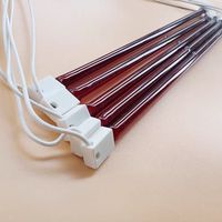 Lampe chauffante infrarouge halogène personnalisée Sk15 Ruby Quartz 230v 1000w pour chauffe-plats de buffet