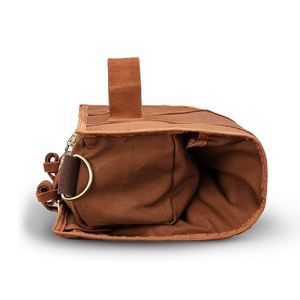 Barillio Bartender Bag (Without Tools) Crossbody Waxed Canvas Zipper Closure Cocktail Shaker Storage Travel Bartender Kit Bag - Product Image 4