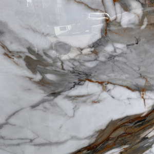 Dalle de <span class=keywords><strong>pierre</strong></span> nano or Calacatta polie pour la décoration de sol et de mur de la maison <span class=keywords><strong>pierre</strong></span> artificielle Nano verre marbre <span class=keywords><strong>pierre</strong></span> blanche - Product Image 3