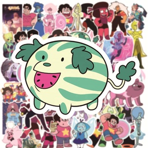 Pegatinas de vinilo de dibujos animados <span class=keywords><strong>para</strong></span> niños y niñas, pegatinas decorativas con bonito universo de Steven, 50 unidades, <span class=keywords><strong>para</strong></span> diario, monopatín, teléfono - Product Image 3