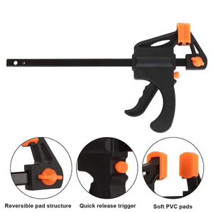 Kit de Abrazaderas de Madera Métricas de 4-24 Pulgadas, Abrazadera de Liberación Rápida con Trinquete, Herramienta de Soporte Inverso de Sujeción Rápida - Product Image 3