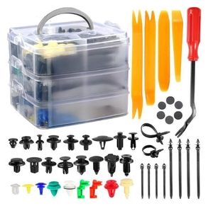 Automobile Boucle Carrosserie Pousser Clou <span class=keywords><strong>Rivet</strong></span> Porte Plaque Ornementale Snap Clip En Plastique Intérieur Design Accessoires - Product Image 1