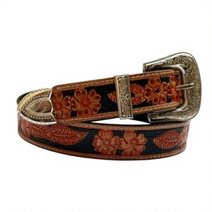 Handicrafts Cow Hide Genuine Leather Belts Heavy Duty Steel Pin Buckle Eco-Friendly Waterproof Vintage 3.8CM Width Made Uttar - Product Image 5