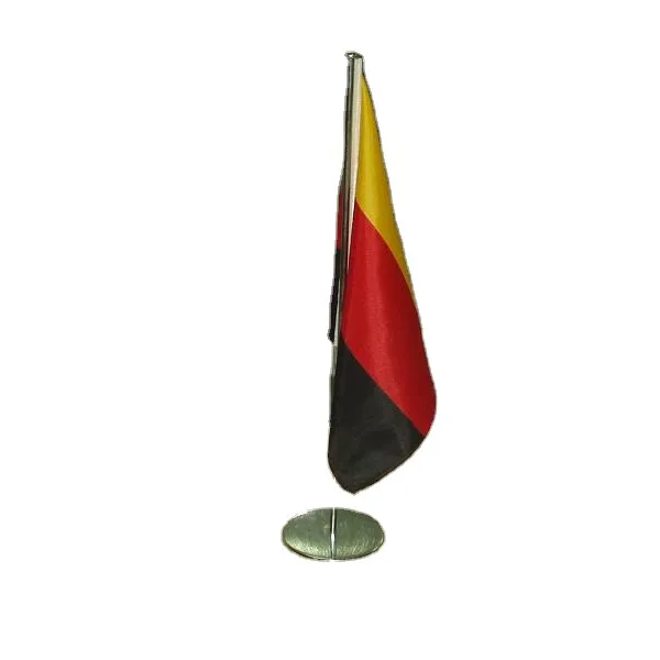 Soporte de bandera de mástil de escritorio, conjunto pequeño con Base de soporte 14*21, Decoración de mesa, Bandera de oficina personalizada