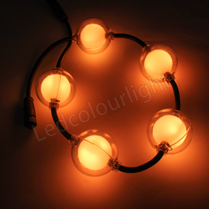 La <span class=keywords><strong>mejor</strong></span> calidad al por mayor DMX 3D Ball Light String Clear Cover Led Light para Bar/KTV Decoración - Product Image 6