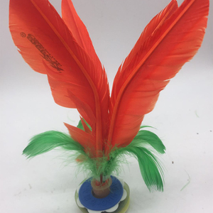 Personnalisé volant de <span class=keywords><strong>badminton</strong></span> plume d'oie plume Pas Cher volant avec toutes les couleurs - Product Image 5