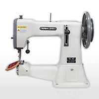 Machine à coudre à cylindre robuste et durable 550W avec moteur à embrayage pour la couture de ceintures en cuir GL-205//