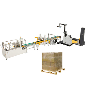 Machine d'emballage et de cerclage de palettes entièrement automatique en ligne - Product Image 3