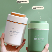 Promotion d'usine 500ml boîte de tasse de soupe isolée de grande capacité Portable Mini tasse de petit déjeuner scellée récipient de soupe thermique avec couvercle