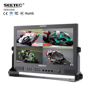 Moniteur professionnel SEETEC ATEM173S 17,3 pouces pour diffusion, Quad View, FHD, SDI/HDMI avec zoom de pointe, <span class=keywords><strong>animation</strong></span> de <span class=keywords><strong>d</strong></span>émarrage personnalisée - Product Image 1