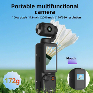 Pocket 1080p HD Handheld Camera <b>Recording</b> <b>Device</b> Sports Audio-Video Camera Gimbal Ultra-clear Anti-Shake 1.9 Inch Screen Model - Product Image 5