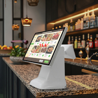 15.6 pouces Win Android I3 I5 Imprimante Touch Pos Tout en Un Système Terminal Caisse Enregistreuse POS Systèmes avec Imprimante Scanner