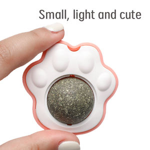 Jouet pour chat de haute qualité en forme de patte de chat, balle à mâcher à la menthe, non toxique, mignon, interactif - Product Image 6