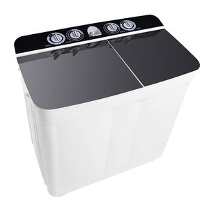 Lavadora Portátil de Plástico de Doble Capa con Capacidad de Lavado de 9 kg y Tapa de Vidrio - Product Image 4