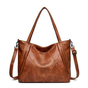 Bolso Tote de PU de Alta Calidad Modelo 2026 con Cierre, Patrones Geométricos de Poliéster, Bolso de Diseño Lujoso y Portátil para Uso Diario - Product Image 4