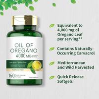 Aceite de Romero 4000mg, Suplemento Antioxidante, 150 Cápsulas Blandas, Para Adultos, Sin Gluten, Apoyo Inmunológico, Salud Intestinal