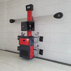Máquina de Alineación de Ruedas <span class=keywords><strong>3D</strong></span> con Cámara Sony, Dos Pantallas, Alineador de Neumáticos Móvil con Gabinete de Herramientas, Certificación CE, X-430 220rpm - Product Image 5
