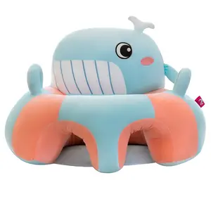O animal mais popular dos desenhos animados confortável macio anti-queda assento de aprendizagem cadeira de treinamento sofá de pelúcia do bebê