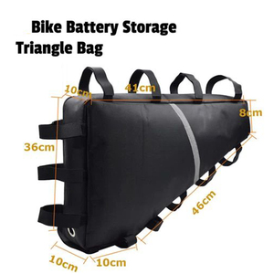 Sac <span class=keywords><strong>de</strong></span> guidon triangulaire personnalisé <span class=keywords><strong>pour</strong></span> vélo, sac <span class=keywords><strong>de</strong></span> <span class=keywords><strong>cadre</strong></span> triangulaire <span class=keywords><strong>pour</strong></span> VTT, sac <span class=keywords><strong>de</strong></span> rangement <span class=keywords><strong>pour</strong></span> <span class=keywords><strong>batterie</strong></span> avec multiples sangles Velcro - Product Image 6