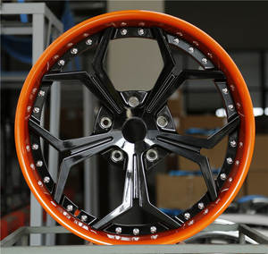 Rines JUWA Premium de 1/2 Piezas de Aleación de Aluminio Forjado para Mejora de Estilo BBS TE37 <span class=keywords><strong>HRE</strong></span> para Autos Tuning - Product Image 4