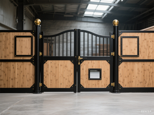 用于临时马展的可折叠塑料马稳定分隔器 - Product Image 2