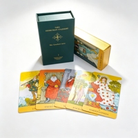 Jeux de tarot personnalisés de taille standard, écologiques et de haute qualité, impression en gros avec boîte à cartes et guide