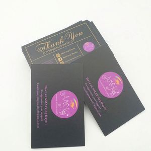 การ์ดขอบคุณแบบพิมพ์ลายตามสั่ง รูปแบบการ์ดที่เป็นเอกลักษณ์ - Product Image 4