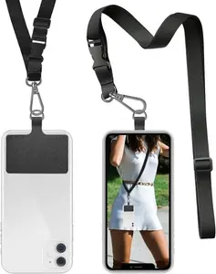 Many Colors Options Phone Lanyard Adjustable Neck Strap with Wrist Strap Universal cellphone Phone Lanyard