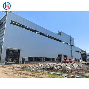 Vigas de soporte de metal Paneles de metal Exterior Almacén prefabricado Estructura de acero - Product Image 4