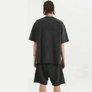 T-Shirt oversize in cotone 100% traspirante Casual di nuovo Design 2021 stile stile Vintage t-Shirt a maniche corte da <span class=keywords><strong>uomo</strong></span> - Product Image 4
