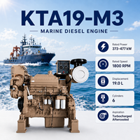 Motor Diésel Marino Cums Serie K19 KTA19-M3 de 1800 rpm, Turboalimentado y Refrigerado por Agua, para Remolcadores, Buques de Carga y Embarcaciones de Trabajo en Alta Mar