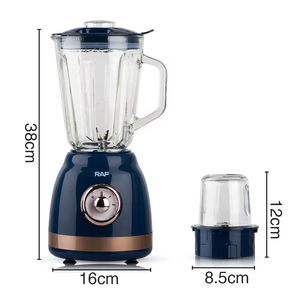 Blender multifonctionnel 1,5 L avec moulin à café, lames en acier inoxydable, extracteur de jus électrique 1000 W pour usage domestique - Product Image 4