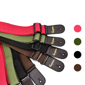 Cinghie per <span class=keywords><strong>chitarra</strong></span> accessorio personalizzato cintura per <span class=keywords><strong>chitarra</strong></span> imbottita di fascia alta 100% tracolla in morbido cotone per chitarre - Product Image 1