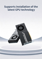 Châssis de serveur GPU IA haute performance avec prise en charge des cartes GPU Turbo double largeur et alimentation redondante