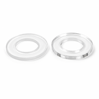 Composants de bague en quartz transparent sur mesure avec options de profil fin et épais pour l'approvisionnement industriel OEM/ODM