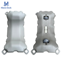 Dock flottant pour jet ski Hisea Dock en HDPE avec rouleaux, ponton modulaire en U avec charnières
