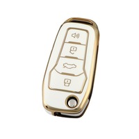 Funda Protectora de TPU Suave Premium para Llaves de Coche Ford, Pegaso, IKCO, FT, DS, con Anillos para Llaves, Bolsa para Llavero, Accesorios Directos de Fábrica
