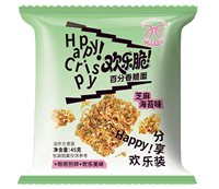 Super Crunch Seaweed Sesame Fried Instant Noodles Wheat Flour 45g Dry Noodle Treat Ready to Eat for Picnic Outdoor Leisure Snack