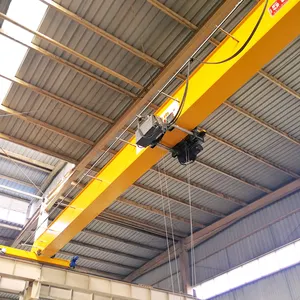 Armazém de oficina 1 Ton 2 Ton 3 Ton 5ton 10ton 15 Ton 20 Ton Ponte Guindaste Monotrilho Elétrico Único Viga Overhead Crane Preço