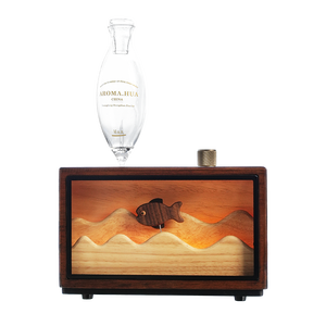 Huisdecoratie Houten Luxe Mini Waterloze Diffuser Vernevelaar 10 Uur Continue Verneveling Luchtverfrisser - Product Image 6