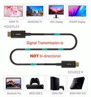 Câble HDMI 4K mâle à mâle Câble à fibre optique HDMI 2.0 1M 2M 3M 5M 10M 15M 20M 30M 50M 100M Câble HDMI à fibre vidéo HD