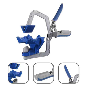 ที่หนีบมุมขวา90องศาเครื่องมือหนีบมุมมัลติฟังก์ชั่นปรับอัตโนมัติใช้สำหรับงานไม้ติดตั้งแบบกดปล่อยอย่างรวดเร็ว - Product Image 3