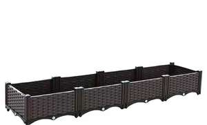 Directo al por mayor de bajo costo rectangular de plástico para jardín <span class=keywords><strong>maceta</strong></span> de verduras caja de plantación - Product Image 4