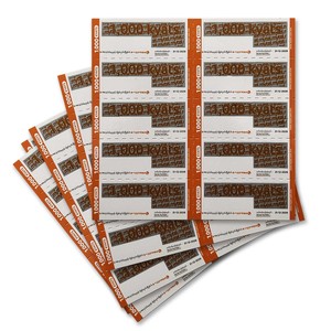 Garantía personalizada Void Sticker Etiqueta de papel recubierto Sello DE SEGURIDAD Temper Evident Label - Product Image 2