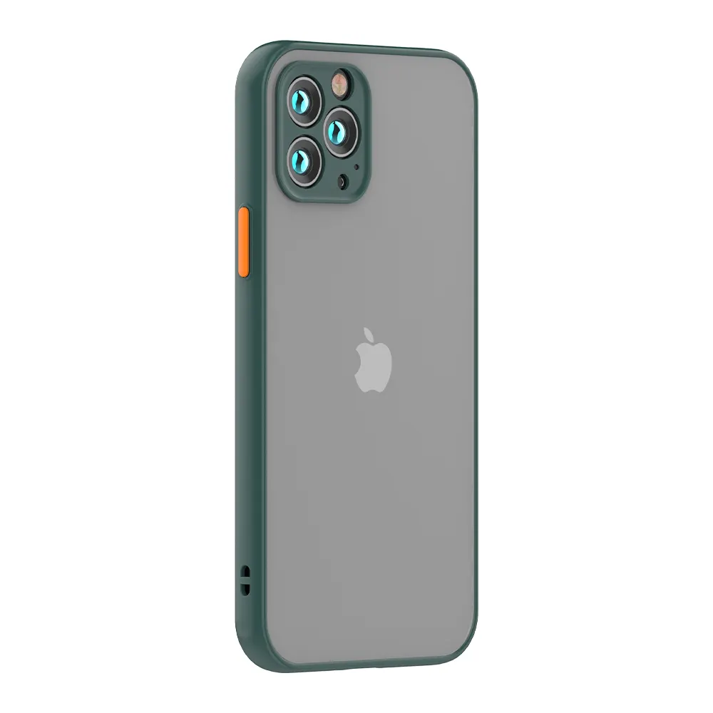 For iPhone 15 Plus 14 13 12 11 Pro Case TPU PC Smoke Phone Case For iPhone X/XS MAX XR 8 7 6 Plus Matte Clear Mobile Back Cover